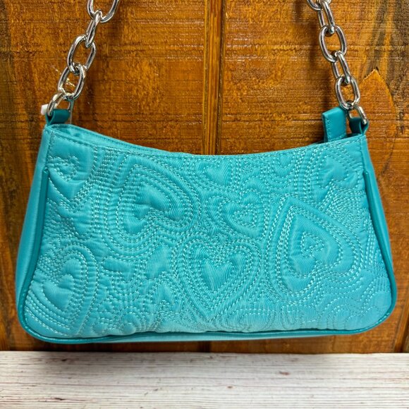 SKINNYDIP LONDON Gianna Nylon Heart Quilt Shoulder Bag - Picture 2 of 4